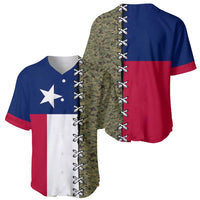 Christmas Texas Camo Baseball Jersey Xmas Holiday Patterns - Wonder Print Shop