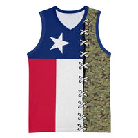 Christmas Texas Camo Basketball Jersey Xmas Holiday Patterns - Wonder Print Shop