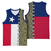 Christmas Texas Camo Basketball Jersey Xmas Holiday Patterns - Wonder Print Shop