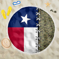 Christmas Texas Camo Beach Blanket Xmas Holiday Patterns - Wonder Print Shop