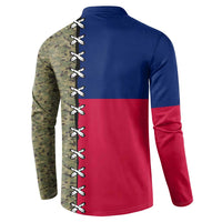 Christmas Texas Camo Button Sweatshirt Xmas Holiday Patterns - Wonder Print Shop