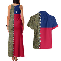 Christmas Texas Camo Couples Matching Tank Maxi Dress and Hawaiian Shirt Xmas Holiday Patterns - Wonder Print Shop