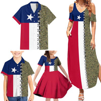 Christmas Texas Camo Family Matching Summer Maxi Dress and Hawaiian Shirt Xmas Holiday Patterns - Wonder Print Shop
