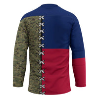 Christmas Texas Camo Hockey Jersey Xmas Holiday Patterns - Wonder Print Shop