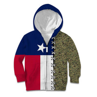 Christmas Texas Camo Kid Hoodie Xmas Holiday Patterns - Wonder Print Shop