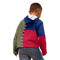 Christmas Texas Camo Kid Hoodie Xmas Holiday Patterns - Wonder Print Shop