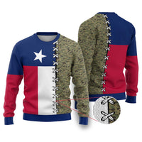 Christmas Texas Camo Ugly Christmas Sweater Xmas Holiday Patterns - Wonder Print Shop