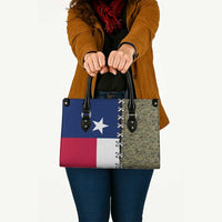 Christmas Texas Camo Leather Bag Xmas Holiday Patterns - Wonder Print Shop