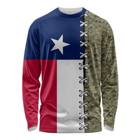 Christmas Texas Camo Long Sleeve Shirt Xmas Holiday Patterns - Wonder Print Shop