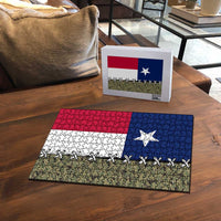 Christmas Texas Camo Puzzle Xmas Holiday Patterns - Wonder Print Shop