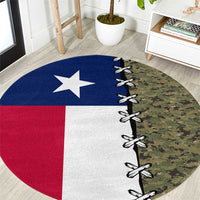 Christmas Texas Camo Round Carpet Xmas Holiday Patterns - Wonder Print Shop