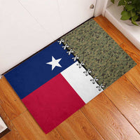 Christmas Texas Camo Rubber Doormat Xmas Holiday Patterns - Wonder Print Shop