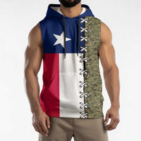 Christmas Texas Camo Sleeveless Hoodie Xmas Holiday Patterns - Wonder Print Shop