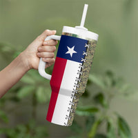 Christmas Texas Camo Tumbler With Handle Xmas Holiday Patterns - Wonder Print Shop