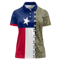 Christmas Texas Camo Women Polo Shirt Xmas Holiday Patterns - Wonder Print Shop