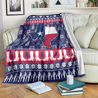 Christmas Texas Map Symbols Blanket Xmas Holiday Patterns - Wonder Print Shop