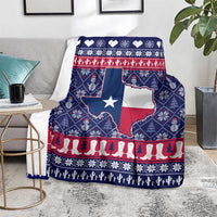 Christmas Texas Map Symbols Blanket Xmas Holiday Patterns - Wonder Print Shop