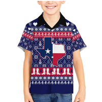 Christmas Texas Map Symbols Family Matching Mermaid Dress and Hawaiian Shirt Xmas Holiday Patterns - Wonder Print Shop