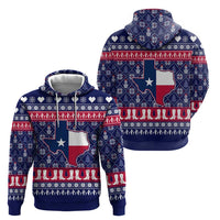 Christmas Texas Map Symbols Hoodie Xmas Holiday Patterns - Wonder Print Shop