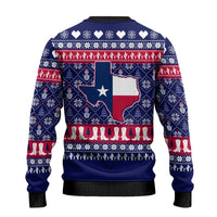 Christmas Texas Map Symbols Ugly Christmas Sweater Xmas Holiday Patterns - Wonder Print Shop