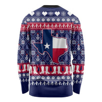 Christmas Texas Map Symbols Long Sleeve Shirt Xmas Holiday Patterns - Wonder Print Shop