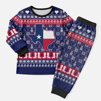 Christmas Texas Map Symbols Christmas Pajama Set Xmas Holiday Patterns - Wonder Print Shop
