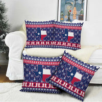 Christmas Texas Map Symbols Pillow Cover Xmas Holiday Patterns - Wonder Print Shop