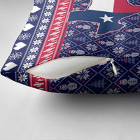 Christmas Texas Map Symbols Pillow Cover Xmas Holiday Patterns - Wonder Print Shop