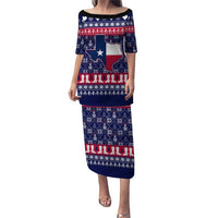 Christmas Texas Map Symbols Puletasi Xmas Holiday Patterns - Wonder Print Shop