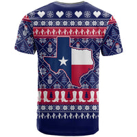 Christmas Texas Map Symbols T Shirt Xmas Holiday Patterns - Wonder Print Shop