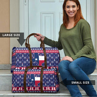 Christmas Texas Map Symbols Travel Bag Xmas Holiday Patterns - Wonder Print Shop