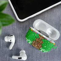 Mali Christmas AirPods Case with Cartoon Elephant Pyramid Snowflakes and Holiday Lights - Wonder Print Shop