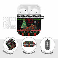 Monaco Christmas AirPods Case with Race Car Christmas Tree and Snowflake Holiday - Wonder Print Shop