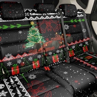 Monaco Christmas Back Car Seat Cover with Race Car Christmas Tree and Snowflake Holiday - Wonder Print Shop
