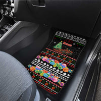 Monaco Christmas Car Mats with Race Car Christmas Tree and Snowflake Holiday - Wonder Print Shop