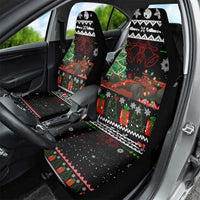 Monaco Christmas Car Seat Cover with Race Car Christmas Tree and Snowflake Holiday - Wonder Print Shop
