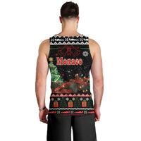 Monaco Christmas Men Tank Top with Race Car Christmas Tree and Snowflake Holiday - Wonder Print Shop