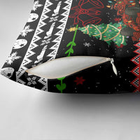 Monaco Christmas Pillow Cover with Race Car Christmas Tree and Snowflake Holiday - Wonder Print Shop