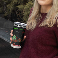 Monaco Christmas Tumbler Cup with Race Car Christmas Tree and Snowflake Holiday - Wonder Print Shop