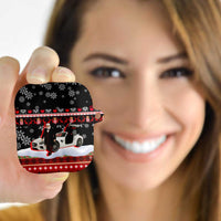 Monaco Christmas AirPods Case with Santa Claus Sports Car Snowflakes and Luxury Holiday - Wonder Print Shop
