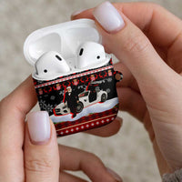 Monaco Christmas AirPods Case with Santa Claus Sports Car Snowflakes and Luxury Holiday - Wonder Print Shop