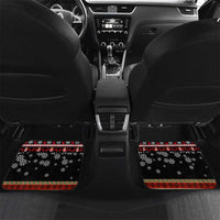 Monaco Christmas Car Mats with Santa Claus Sports Car Snowflakes and Luxury Holiday - Wonder Print Shop