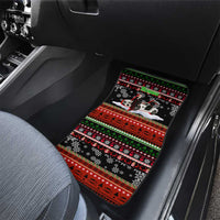 Monaco Christmas Car Mats with Santa Claus Sports Car Snowflakes and Luxury Holiday - Wonder Print Shop