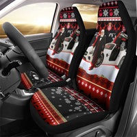 Monaco Christmas Car Seat Cover with Santa Claus Sports Car Snowflakes and Luxury Holiday - Wonder Print Shop