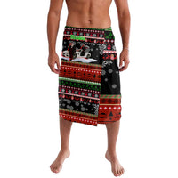 Monaco Christmas Lavalava with Santa Claus Sports Car Snowflakes and Luxury Holiday - Wonder Print Shop