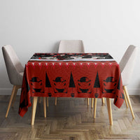 Monaco Christmas Tablecloth with Santa Claus Sports Car Snowflakes and Luxury Holiday - Wonder Print Shop