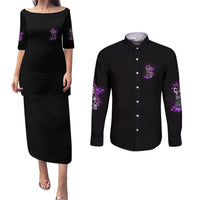 I've Got B Dust Couples Matching Puletasi Dress and Long Sleeve Button Shirt - Wonder Print Shop