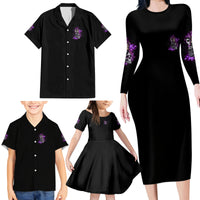 I've Got B Dust Family Matching Long Sleeve Bodycon Dress and Hawaiian Shirt - Wonder Print Shop