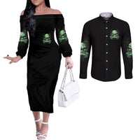 my-give-a-f-madly-skull-couples-matching-off-the-shoulder-long-sleeve-dress-and-long-sleeve-button-shirt