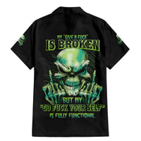 My Give A F Madly Skull Family Matching Mermaid Dress and Hawaiian Shirt - Wonder Print Shop